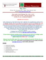 Clover Reporter, May 2011