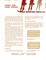 Seams and seam finishes