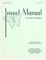Insect manual for 4-H clubs in Washington