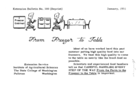 From freezer to table