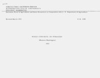 Weed control in forages (western Washington) 1963