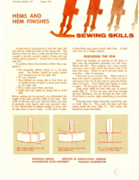 Hems and hem finishes