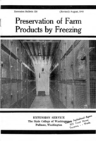 Preservation of farm products by freezing