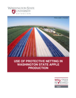 Use of protective netting in Washington State apple production