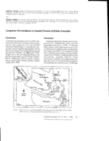Long-term fire incidence in coastal forests of British Columbia: (Corrected and reprinted from Northwest Science, volume 72, special issue 2, pages 64-66, 1998)