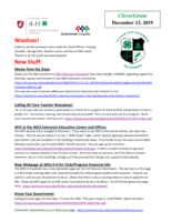 CloverGram, December 13, 2019