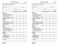Fruit Pie Score Card