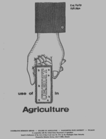 Use of credit in agriculture