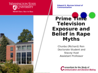 Prime Time Television Exposure and Belief in Rape Myths