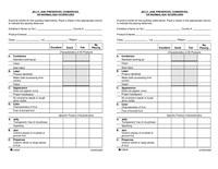 Jelly, Jam, Preserves, Conserves, Marmalade Scorecard