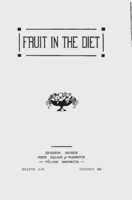 Fruit in the diet