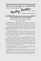 Poultry pointers: The Washington laying house