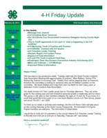 4-H Friday Update, February 20, 2015