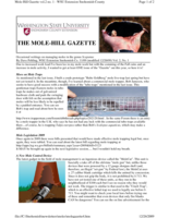 Mole-Hill Gazette, Volume 2, Issue 1
