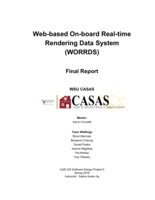 Web-based On-board Real-time Rendering Data System (WORRDS)