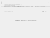 Control of pests on alfalfa grown for seed