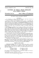 Control of small fruit diseases and insect pests