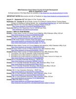 Grays Harbor County 4-H News Blast, September 5, 2018