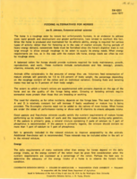 Feeding alternatives for horses