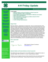 4-H Friday Update, August 5, 2016