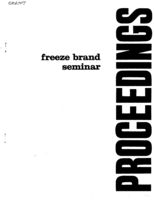 Freeze brand seminar