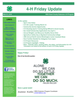 4-H Friday Update, March 8, 2019