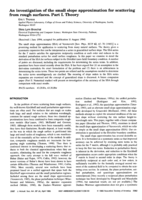 An investigation of the small slope approximation for scattering from rough surfaces: Part II: Numerical studies