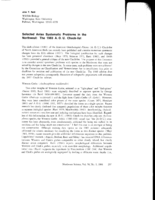 Selected Avian Systematic Problems in the Northwest: The 1983 A. O. U. Check-list