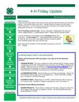 4-H Friday Update, July 20, 2012