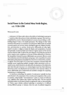 Social Power in the Central Mesa Verde Region, A.D. 1150-1290