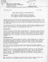 Sweet cherry growing in eastern Washington