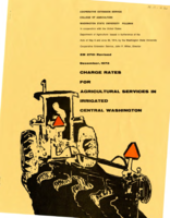 Charge rates for agricultural services in irrigated central Washington