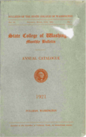 College catalog, 1921