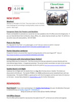 CloverGram, July 16, 2015