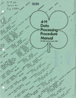 4-H data processing procedure manual