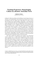 Tracking Properness: Repackaging Culture in a Remote Australian Town