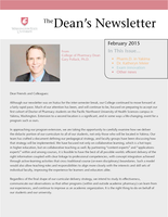 Dean's Newsletter, February 2015