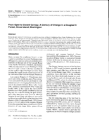 From open to closed canopy: a century of change in a Douglas-fir forest, Orcas Island, Washington