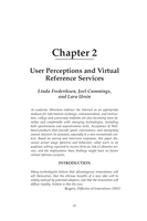 User Perceptions and Virtual Reference Services