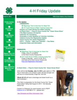 4-H Friday Update, June 27, 2014