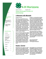 4-H Horizons, September 2011