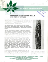 Plant diseases: Perennial canker and bull's eye rot of apples