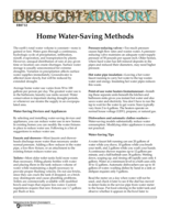 Home water-saving methods