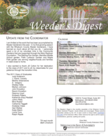 Weeder's Digest, November 2011