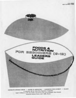Foods & nutrition for beginners (9-12) leaders guide