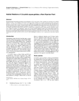 Habitat relations of Corydalis aquae-gelidae, a rare riparian plant