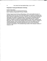 Postgraduate training and information technology