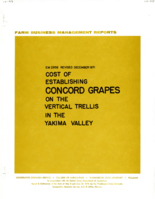 Cost of establishing concord grapes on the vertical trellis in the Yakima Valley