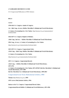 U.S. Congressional Publications in the WSU Libraries