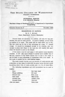 Suggestions on rations